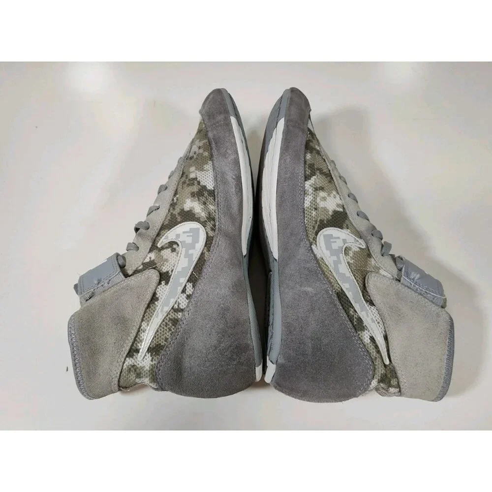 Nike Speedsweep VII Wrestling Shoes Men's 9.5  Gray Digital Camo 366683-003 MMA - Picture 5 of 10